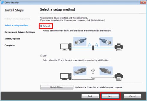 Hướng Dẫn Cài đặt chức năng in Máy Photocopy Ricoh (Driver Printer Photocopy Ricoh) Select device